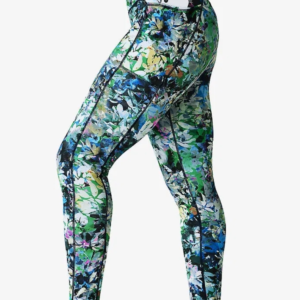 Sweaty Betty Super Sculpt Floral Print Legging Size 12